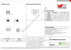 744775330 Datasheet Cover