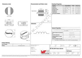 744776122 Datasheet Cover