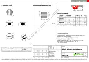 744776347 Datasheet Cover