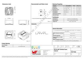 744777004 Datasheet Cover