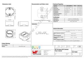 7447779001 Datasheet Cover