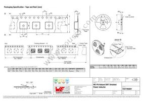 7447785001 Datasheet Page 3