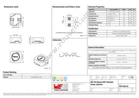 7447785122 Datasheet Cover