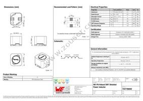 7447786002 Datasheet Cover