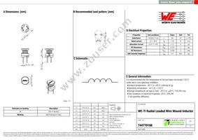 744779168 Datasheet Cover