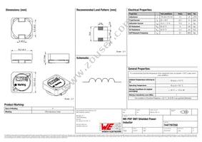 7447797250 Datasheet Cover