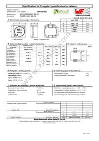 7447797300 Datasheet Cover