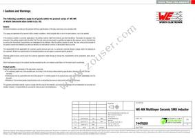 74478201 Datasheet Page 4