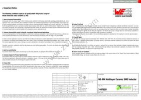 74478201 Datasheet Page 5