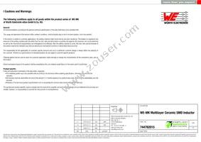 744782015 Datasheet Page 4