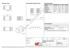 74479262147 Datasheet Cover