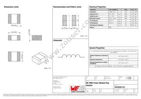 74479287147 Datasheet Cover