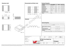 74479298222 Datasheet Cover