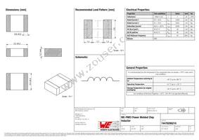 74479299210 Datasheet Cover