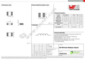 74479773147 Datasheet Cover