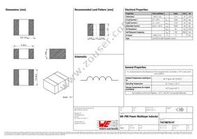 74479876147 Datasheet Cover