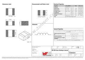 74479876210 Datasheet Cover