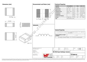 74479899130 Datasheet Cover