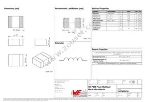 74479976124 Datasheet Cover