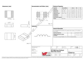 74479977124 Datasheet Cover