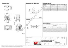 7448041801 Datasheet Cover