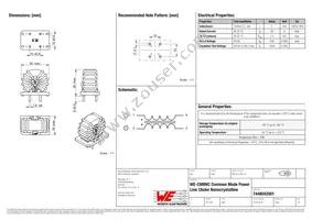 7448042001 Datasheet Cover