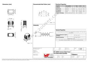 7448050219 Datasheet Cover