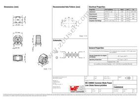 7448050530 Datasheet Cover