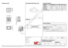 7448051012 Datasheet Cover