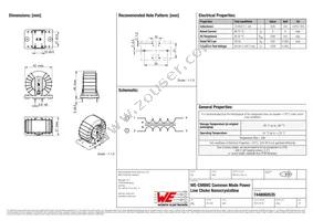 7448060535 Datasheet Cover