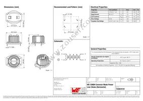 744834101 Datasheet Cover