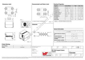 74485540680 Datasheet Cover