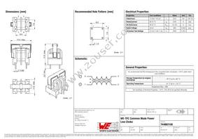 744862100 Datasheet Cover