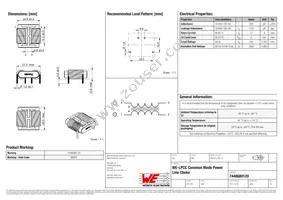 7448680120 Datasheet Cover