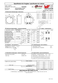 744870004 Datasheet Cover