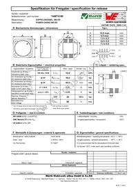 744874100 Datasheet Cover