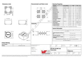 7448841015 Datasheet Cover