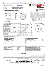 74489430010 Datasheet Cover