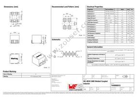 7448990010 Datasheet Cover