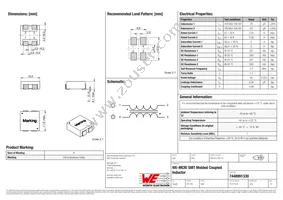 7448991330 Datasheet Cover