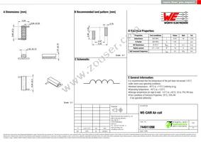 744911098 Datasheet Cover