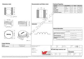 7449150079 Datasheet Cover