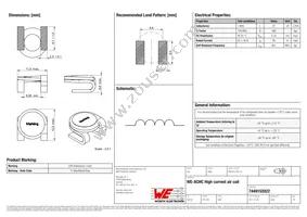 7449152022 Datasheet Cover