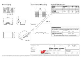 744917091 Datasheet Cover