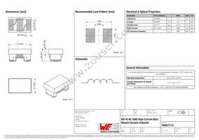 744917115 Datasheet Cover