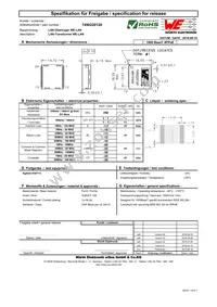 7490220120 Datasheet Cover