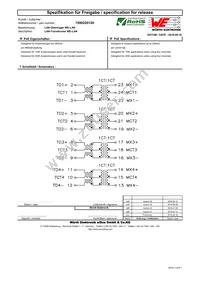 7490220120 Datasheet Page 2