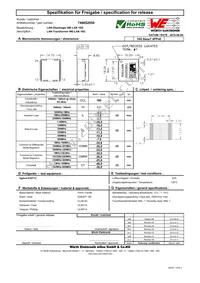 749052050 Datasheet Cover