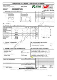 7491181124 Datasheet Cover