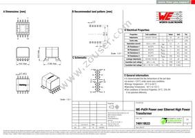 749119533 Datasheet Cover